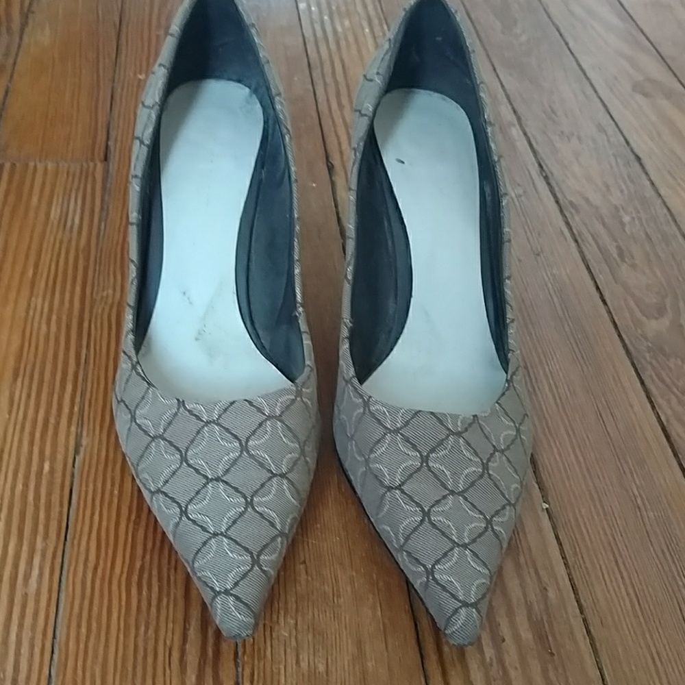 Nine West heels, cloth print, US 9